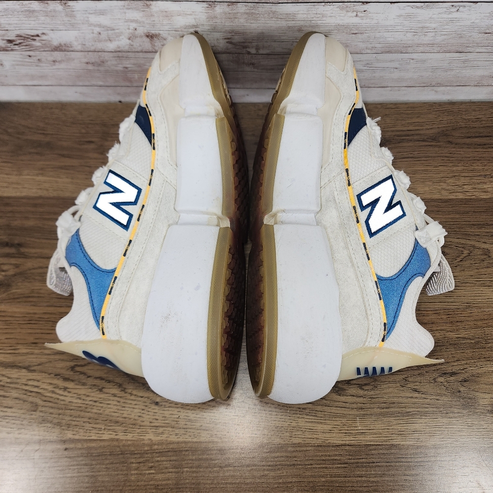 New Balance Jaden Smith x Vision Racer White Navy Size 7.5 Womens 9 - Picture 5 of 8